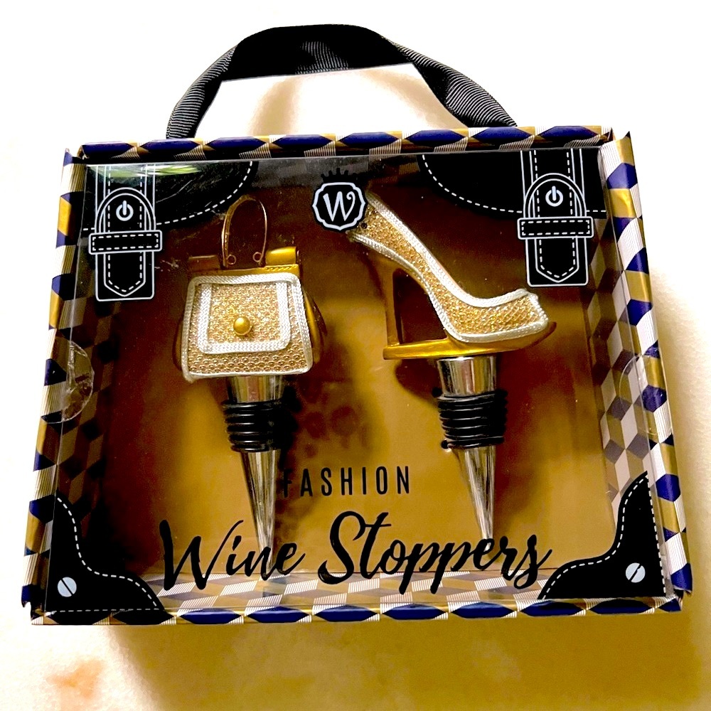 Fashion Wine Stoppers Gift Set New - Picture 1 of 8